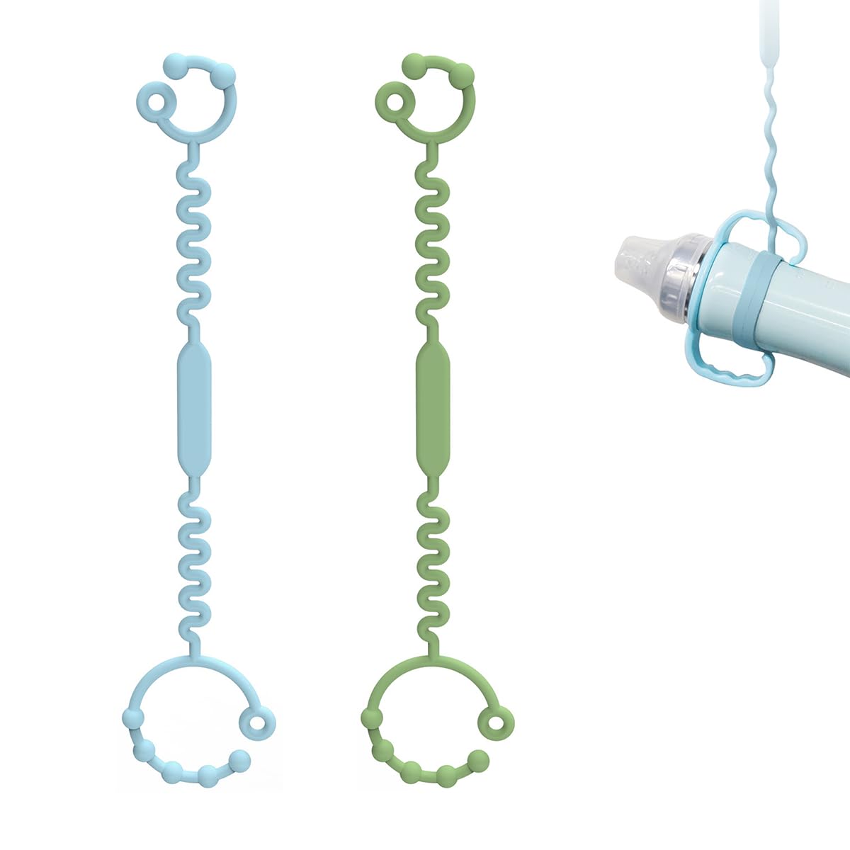 SNOWIE SOFT 2Pcs Anti Lost Silicone Pacifier Holder Chain for Baby Toddlers Pacifier Attachable Chain for Stroller, Crib, Tilasmi Moti for Teething Babies Original Soft Safety Baby Teether Toys SNOWIE SOFT 2Pcs Anti Lost Silicone Pacifier Holder Chain for Baby Toddlers Pacifier Attachable Chain for Stroller, Crib, Tilasmi Moti for Teething Babies Original Soft Safety Baby Teether Toys